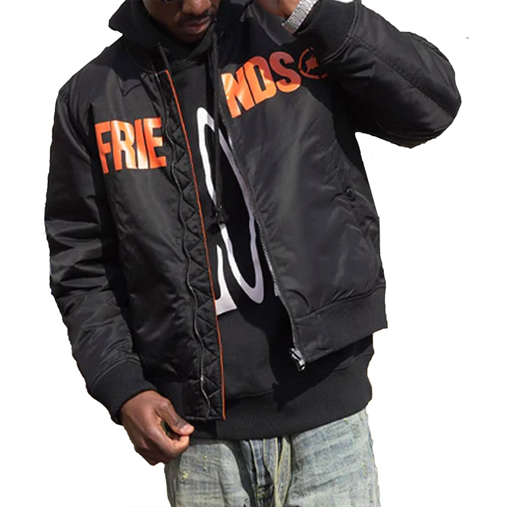 Friends Vlone Bomber Jacket - Image 5