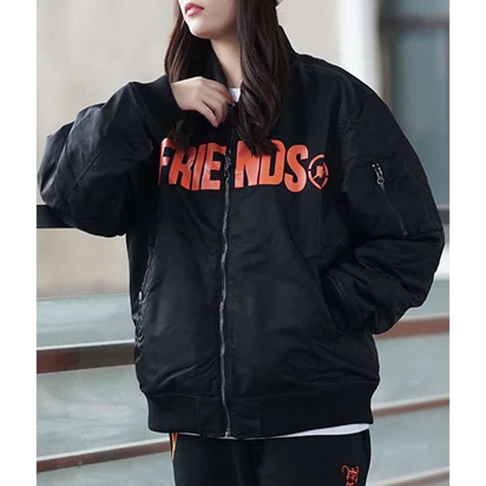 Friends Vlone Bomber Jacket - Image 9