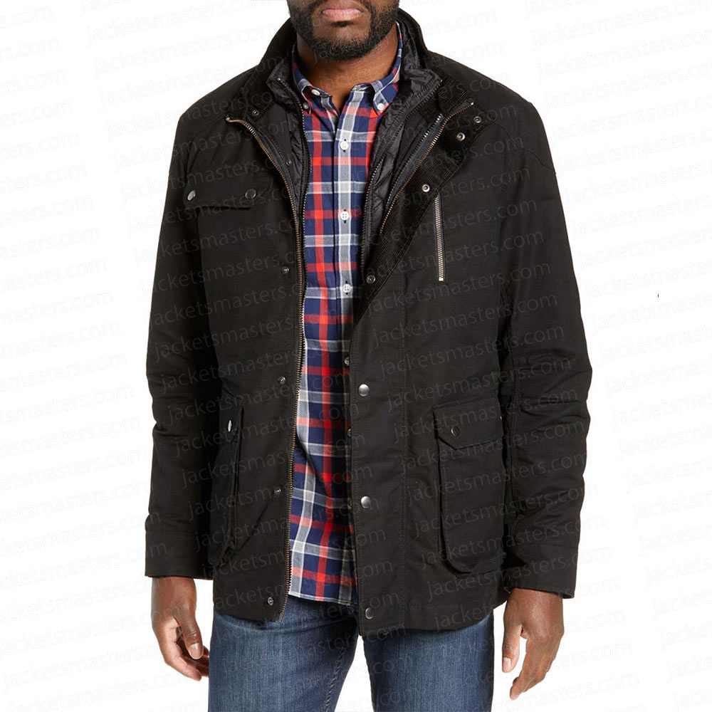 FUBAR Luke Brunner Black Cotton Jacket - Image 5