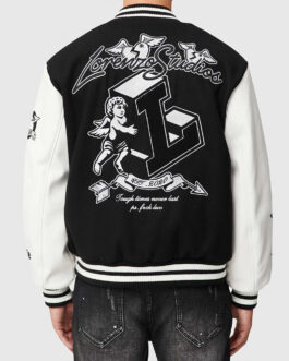 Tough Love Black and White Varsity Jacket