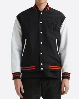 Gabriel Black W Letterman Jacket