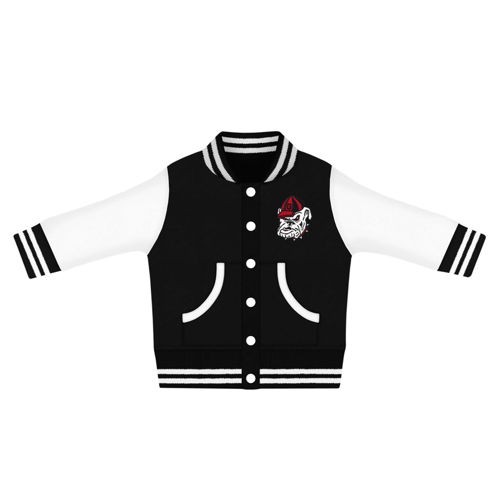 Georgia Bulldogs Varsity Wool/Leather Jacket - Image 2