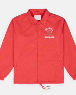 Georgia Bulldogs Football Classic Helmet Coaches Jacket
