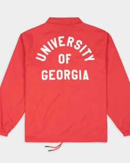 Georgia Bulldogs Football Classic Helmet Coaches Jacket