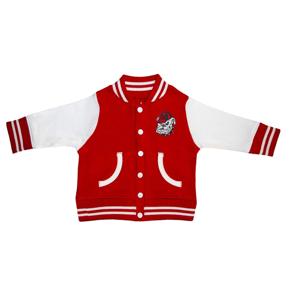 Georgia Bulldogs Varsity Wool/Leather Jacket