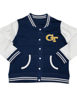 Georgia Tech Navy Blue and White Varsity Jacket