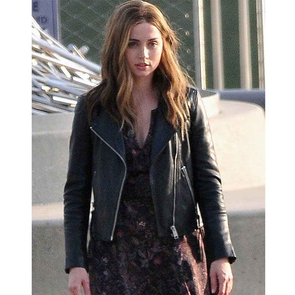 Ghosted Ana De Armas Leather Jacket - Image 2