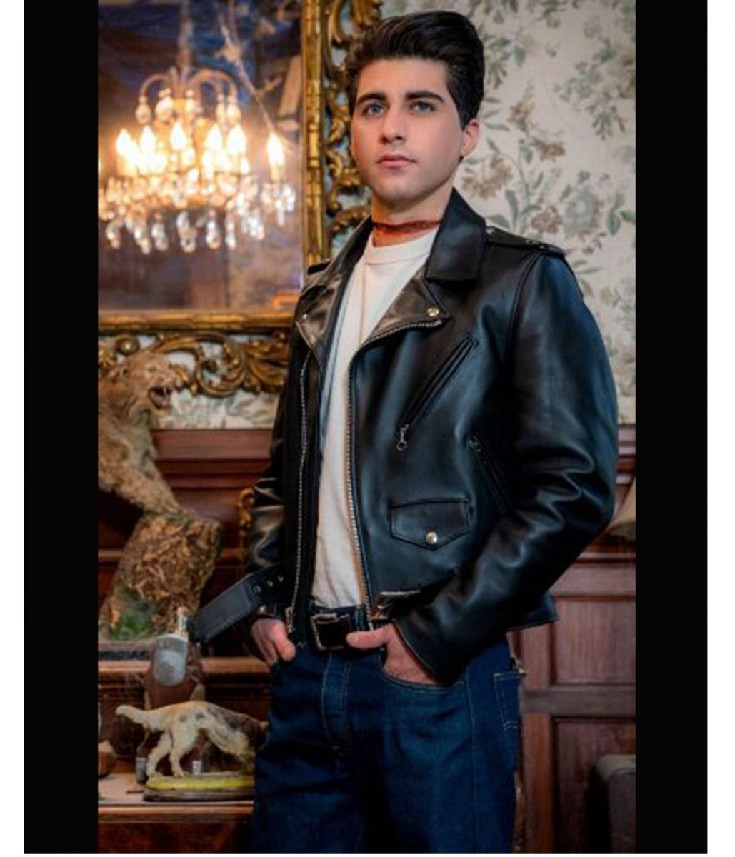 Ghosts Hudson Thames Black Leather Jacket