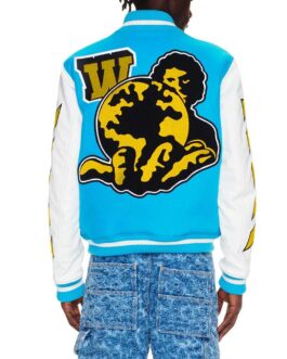 Giacca Con Logo E Applicazioni Varsity Jacket