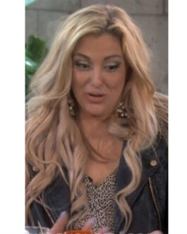 Gina Kirschenheiter The Real Housewives of Orange County Leather Jacket