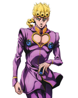 Giorno Giovanna Jojo’s Bizarre Pink Leather Jacket