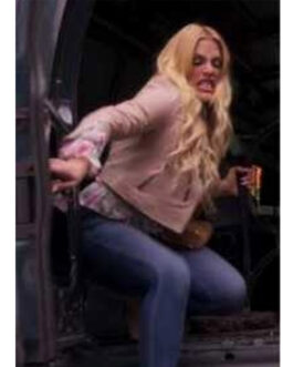 Girls5eva S01 Busy Philipps Pink Leather Jacket