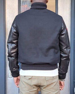 Golden Bear Black Varsity Jacket