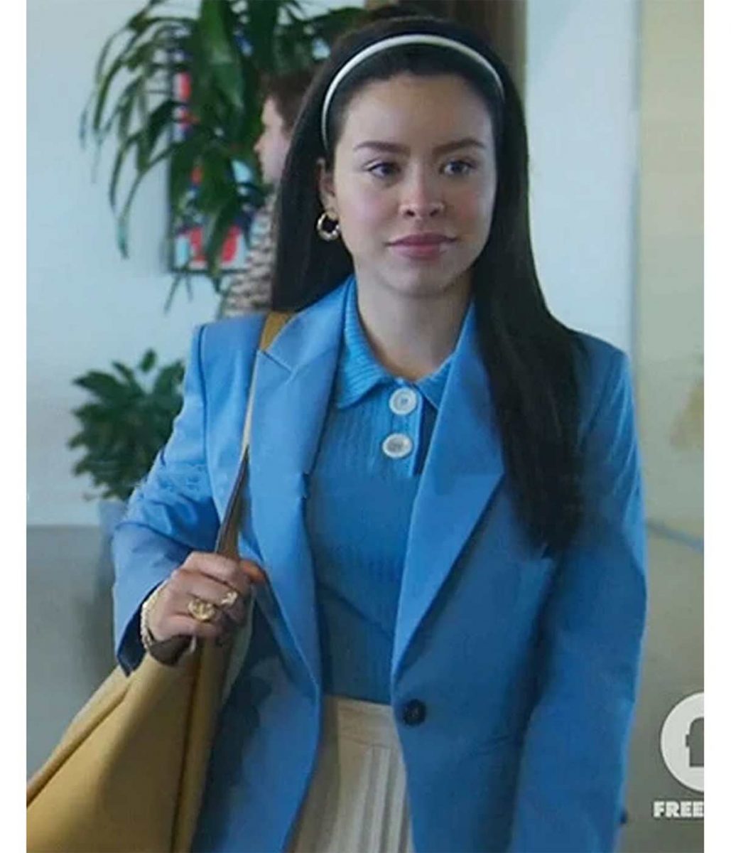 Cierra Ramirez Good Trouble S04 Blue Blazer - Image 2