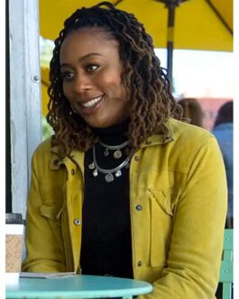 Good Trouble Season 4 Zuri Adele Suede Leather Jacket