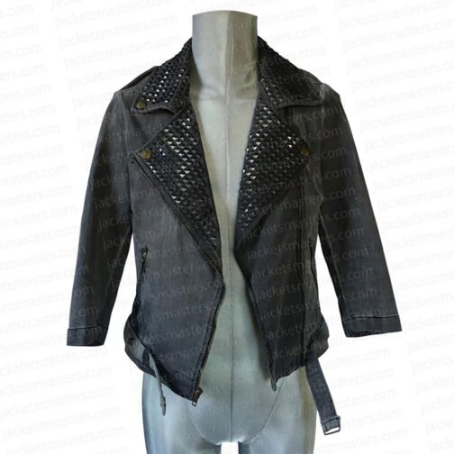 Gossip Girl Season 3 Taylor Momsen Gray Denim Jacket - Image 3