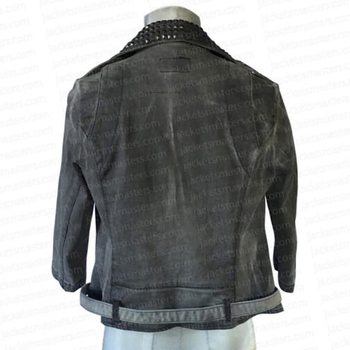 Gossip Girl Season 3 Taylor Momsen Gray Denim Jacket - Image 4