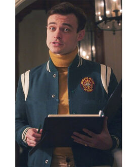 Gossip Girl Thomas Doherty Teddy Varsity Jacket