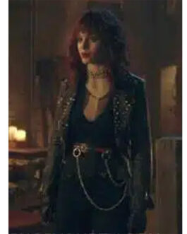 Gotham Knights Olivia Rose Keegan Studded Leather Jacket