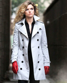 Gotham Season 2 Erin Richards Double Breasted Coat
