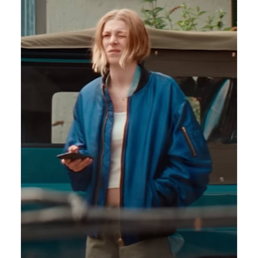 Hunter Schafer Cuckoo Bomber Jacket