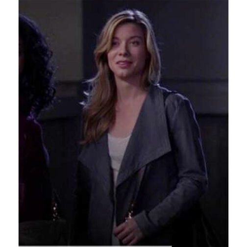 Grey’s Anatomy Season 10 Tessa Ferrer Leather Jacket - Image 2