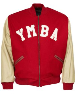 Varsity 1943 Guadalupe Young Men’s Buddhist Association Red Jacket