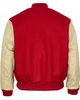 Varsity 1943 Guadalupe Young Men’s Buddhist Association Red Jacket