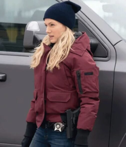Tracy Spiridakos Chicago PD Parka Hooded Jacket - Image 9