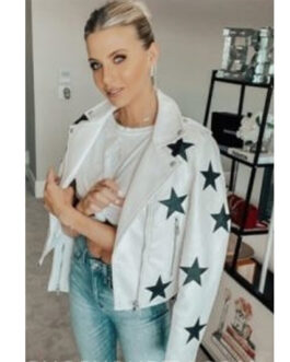 Haley Ferguson The Bachelor Star Leather Jacket