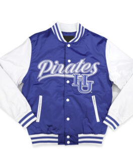 Hampton University Blue and White Jacket