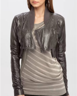 Pretty Little Liars Ashley Benson Cropped Leather Jacket