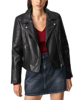 Pretty Little Liars S06 Ashley Benson Quilted Leather Jacket