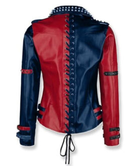 Harley Quinn Suicide Squad Studded Leather Jacket