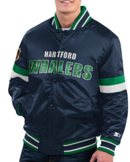 Home Game Hartford Whalers Jacket