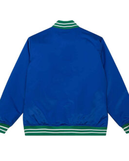 Hartford Whalers Lightweight Blue Satin Jacket