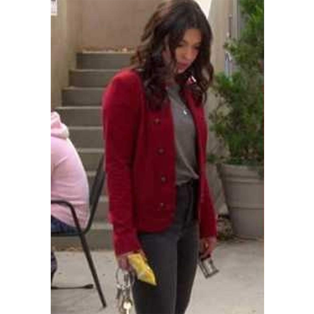 Head of the Class Isabella Gomez Red Band Jacket - Image 2