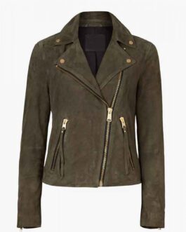 New Amsterdam S03 Freema Agyeman Suede Leather Jacket