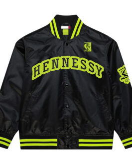 Hennessy Neon Black Satin Jacket