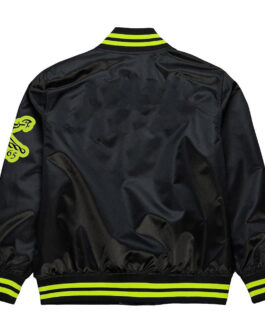 Hennessy Neon Black Satin Jacket