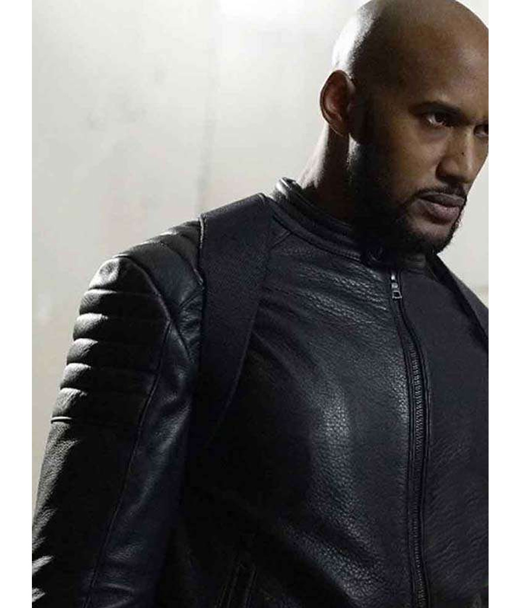 Agents of Shield Henry Simmons Leather Jacket - Image 4