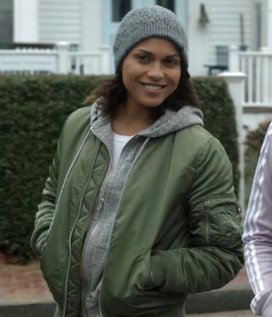 Monica Raymund Hightown Bomber Jacket - Image 2