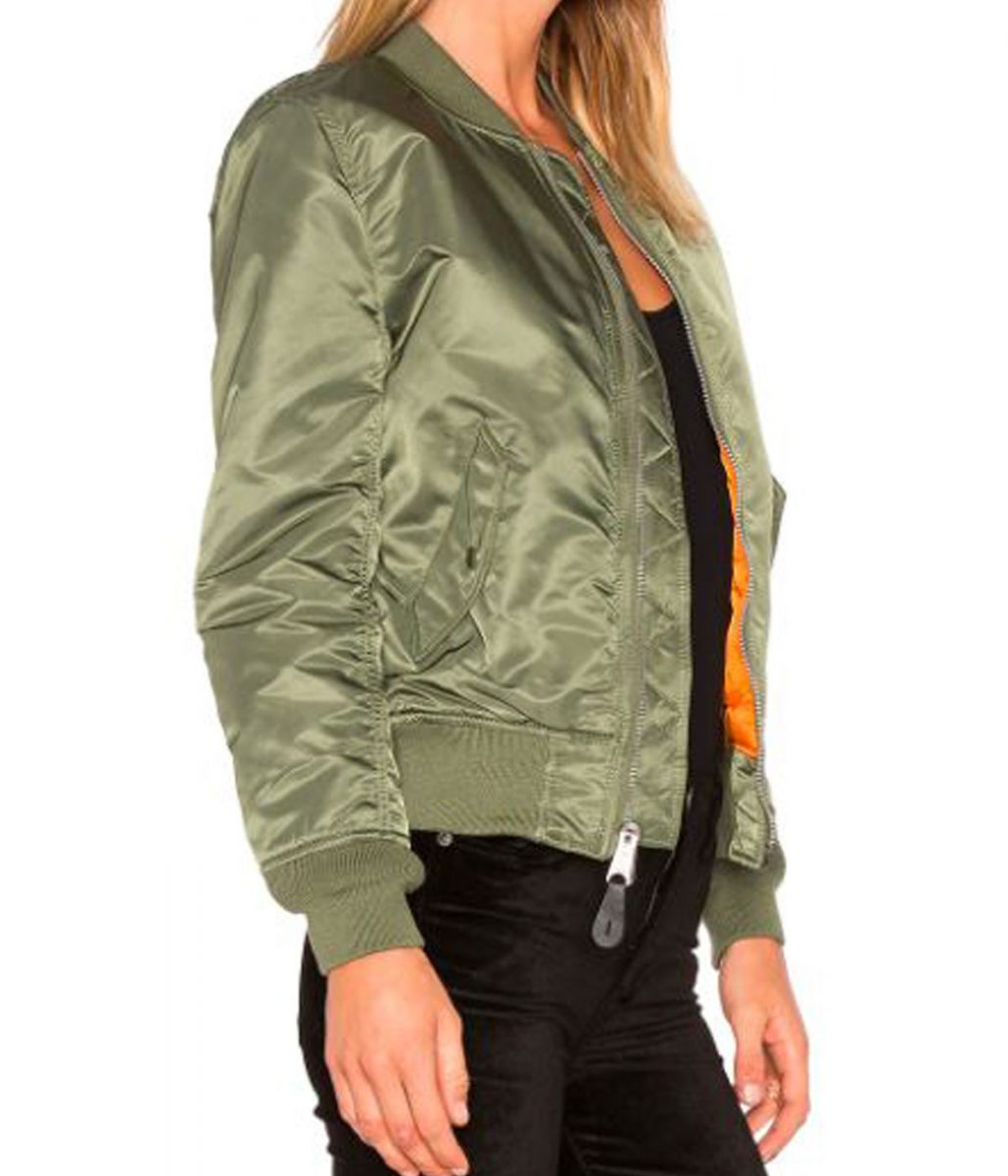 Monica Raymund Hightown Bomber Jacket - Image 4