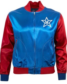 Hollywood Stars Red and Blue Satin Jacket