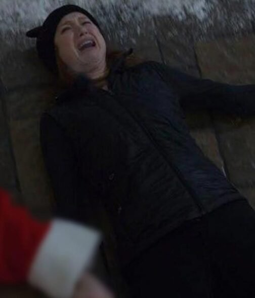 Home Sweet Home Alone Ellie Kemper Black Jacket - Image 2