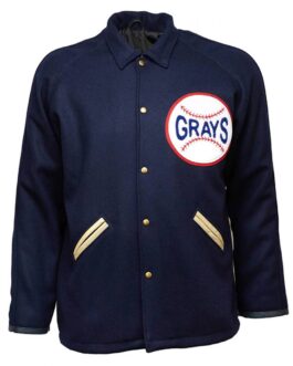 Varsity Homestead Grays 1935 Fingertip Blue Jacket