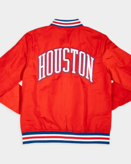 Houston Cougars Vintage UH Athletic Red Bomber Jacket
