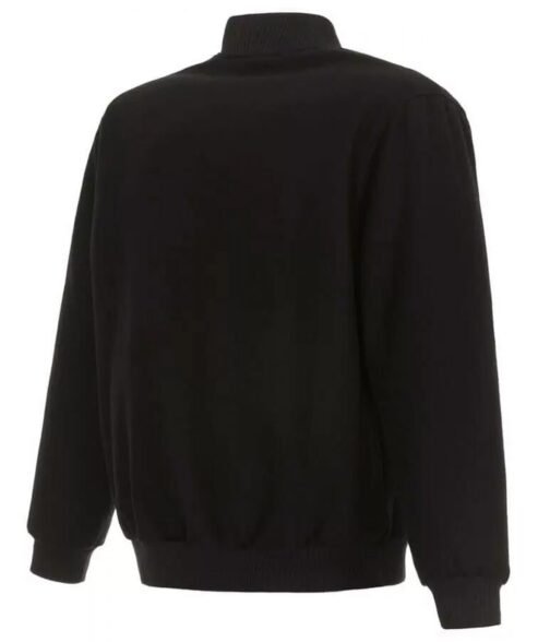 FC Houston Dynamo Varsity Wool Black Jacket - Image 2