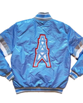 Houston Oilers 1980’s Light Blue Jacket