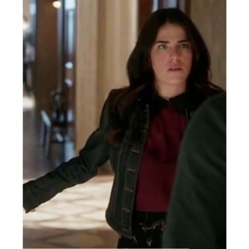 HTGAWM Season 2 Karla Souza Denim Jacket - Image 5